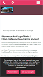 Mobile Screenshot of hotel-restaurant-yonne.com
